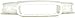 Evan-Fischer EVA20472011136 Header Panel for Ford Taurus 00-07 Grille Opening Panel Thermoplastic and Fiberglass Replaces Partslink# FO1220209