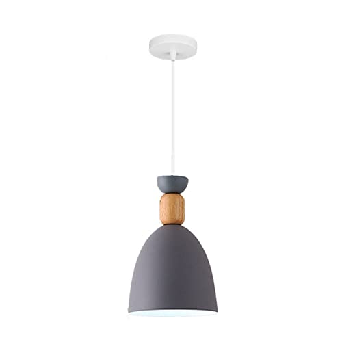 Lámpara colgante E27 de hierro para solucionar techos oscuros con decoración moderna simple
