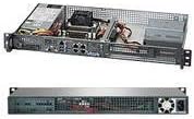 Supermicro SuperServer SYS-5018A-FTN4 Intel Atom C2758 200W 1U Rackmount Server Barebone System - Black