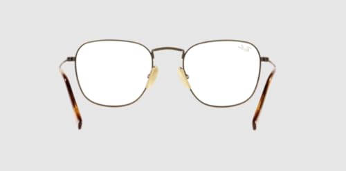 Image of Ray-Ban mens Rx8157v Frank Titanium Square Prescription Eyewear Frames