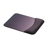 BWOFJGWH Mouse Pad with Wrist Rest, Mouse Mat, Gift for Friends, Wrist Support, Mouse Pad for Easy Typing on Computer, Working, Workshop, Black