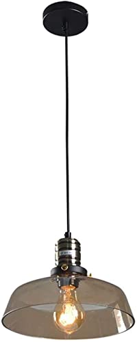 Suspension en verre style industriel chic et luminaire de plafond rétro RLKHXBS