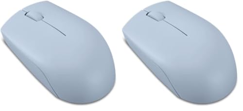Lenovo 300 Wireless Compact Mouse|Frost Blue (Packung mit 2) – Ansicht 1