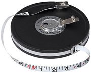 100 ft./30M Long Tape Measure,1/2" Blade,Black