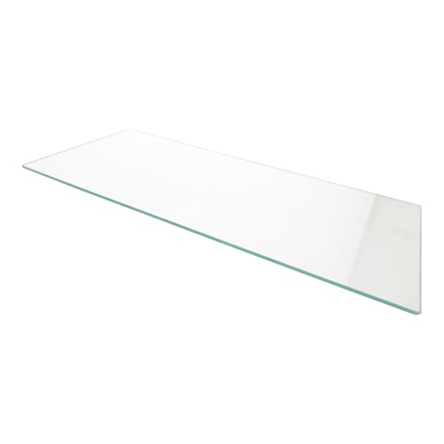 sparefixd Mensola in vetro per frigorifero e congelatore, larghezza 400 x profondità 185 mm, per Whirlpool