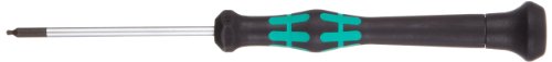 Image of Wera 05118090002 Kraftform Micro 2052 Ballhead Hexagon Electronics Precision Screwdriver, 1.5mm Head, 60mm Blade Length
