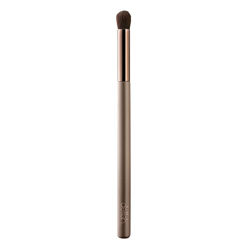 delilah - Concealer Blending Complexion Brush - Synthetic Fibres For Blending Liquid Cream - Long Wooden HAndle - Vegan Makeup Tool - For all Skin Type - Cruelty Free - 1 Pc
