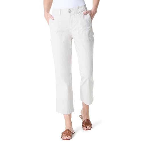 Gloria Vanderbilt Women's Cropped Carpenter Pant with 6 Pockets Standard