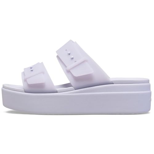 Image of Crocs Women's Brooklyn Buckle Low Wedges