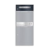 Metzler Brieffach für Paketbox Bispo 2 mit Gravur | Erweiterung bis 5 Fächer |...