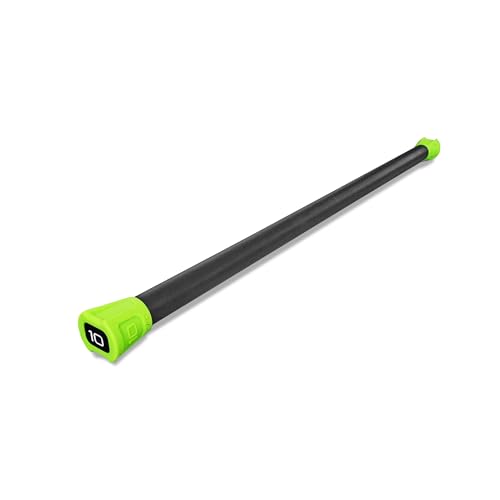 CAP Barbell Weighted Body Bar 10 LB Green 10 Pounds