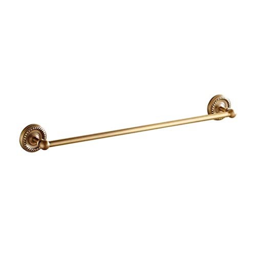 Porte-serviettes cuivre antique en laiton style européen chic pour bain raffiné