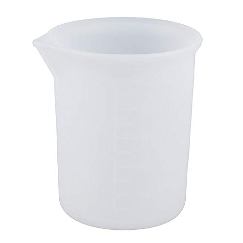 POFET 10pcs 100ml Silicone Measuring Cups Reusable Precise Scale Resin Mixing Cups for Epoxy Resin Casting Molds, Slime, Art - Image 2