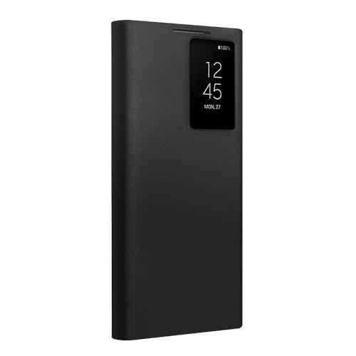 Étui intelligent S23 Plus cuir véritable - Anti-choc mince - 3