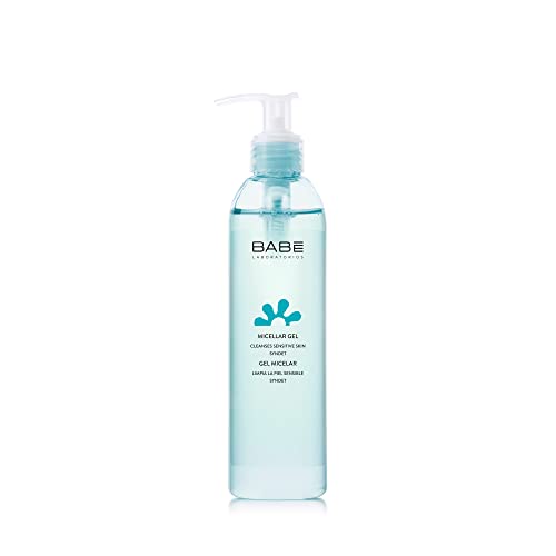 Tranquilizante, Desmaquillante LABORATORIOS BABÉ - Gel Micelar Calmante 250 ml | Limpieza e Higiene Facial | Uso Diario | Todo tipo de piel | Desmaquillante | Activos Calmantes