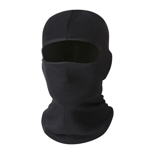QIUYMGFG pasamontañas Gorro Gorros de algodón para Ciclismo al Aire Libre, mascarillas faciales Completas a Prueba de Viento, Capucha, Calentador de Cuello, Gorros Protectores(A)