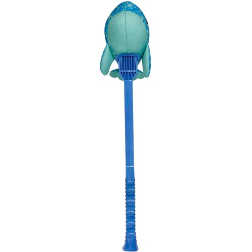 HUNTER Hundespielzeug Splash FLINGERZ Hai, schwimmfähiges Neopren, mit Schleuderstab kombinierbar, ideal für Strand & Wasser, gut sichtbar, waschbar bei 30 °C, Größe: 23 cm
