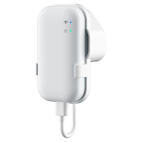 Support mural pour module de synchronisation - Pas de fils désordonnés - Gain de place - Sans perçage - Support pour système de sécurité intérieur et extérieur Blink - Avec câble USB court