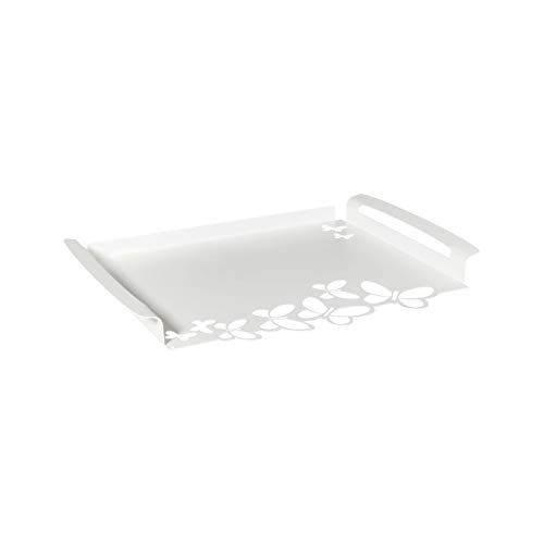 Plateau Butterfly Arte e Mestieri blanc idée cadeau design originale - 2