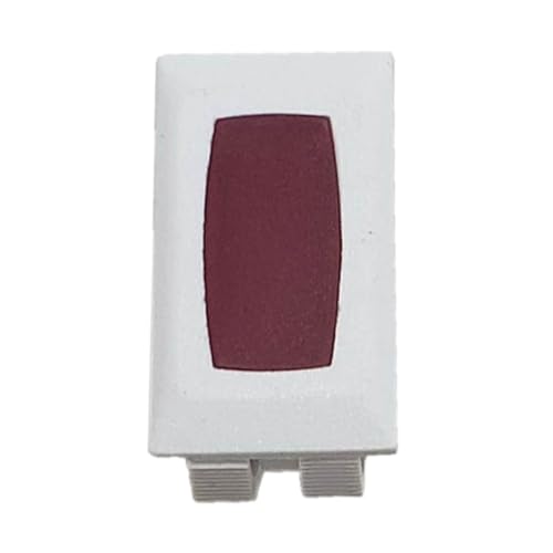 CPG Creative Products Group 14V Red Indicator Light with White Trim