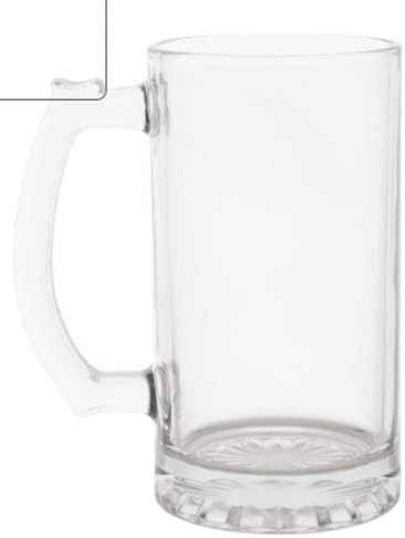 Greenbrier International BEER MUG SET OF 8 , DRINKING GLASSES ALL BEVERAGES 16 OZ