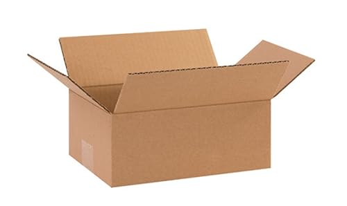 Image of Secure Seal - 9x6x3 Pack of 25 Corrugated Cardboard Packing Shipping Mailing Moving Carton Boxes