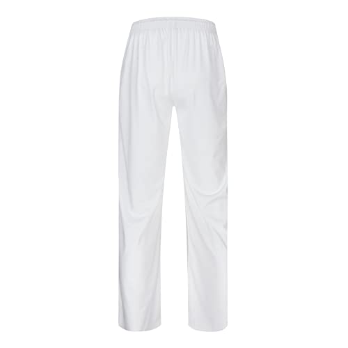 MYNKYLL Calça de moletom masculina macia e confortável, ajuste solto, calça de corrida esportiva, ca