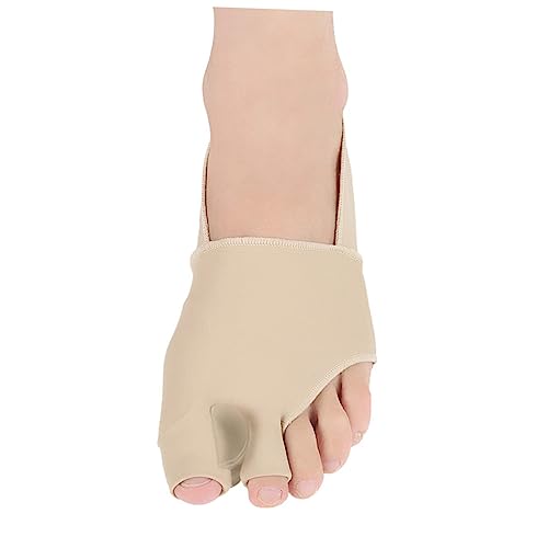 NOLITOY Toe Separation Foot Guard Gel Toe Protector Moleskin Foot Guards Bunion Straightener Hallux Correct