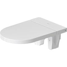 Duravit, 612001011041310, SensoWash Starck f Lite Elongated Slow-Close Bidet Seat, White