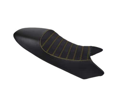 Housse de selle Ducati Monster 94-07 antidérapante à coutures jaunes