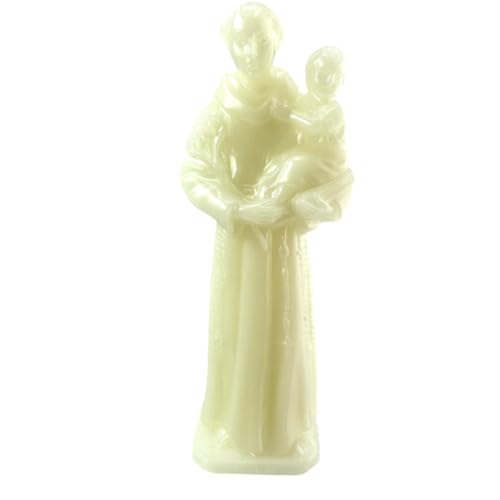 Estatua mini St Anthony que brilla en la oscuridad miniatura 4