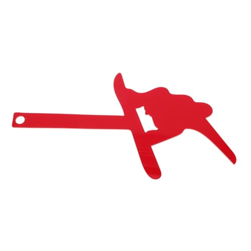 Homoyoyo Decoración De Perro Esquiador Para Buzón De Acrílico Color Rojo Para Jardín y Patio Para Colgar Pared