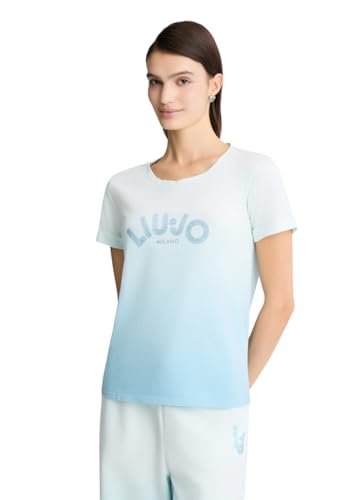 T-shirt Liu Jo TA5267 femme à manches courtes avec strass