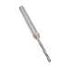 Hertel Solid Carbide Chucking Reamer, 1.24mm Diameter, 50mm OAL, 10mm Flute Length, Straight-Cylindrical Shank, 4 Flute, RH Cut