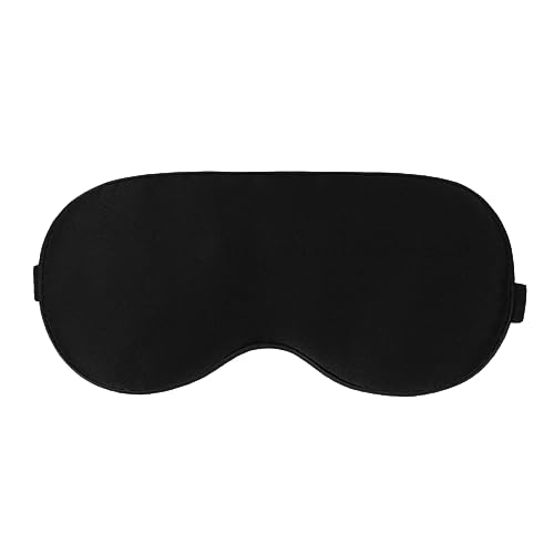 NULYLU シルク製アイマスク 目隠し可能 洗濯対応 軽量 柔らかい素材 睡眠遮光用 アイシェード 男女兼用 旅行や自宅での使用に