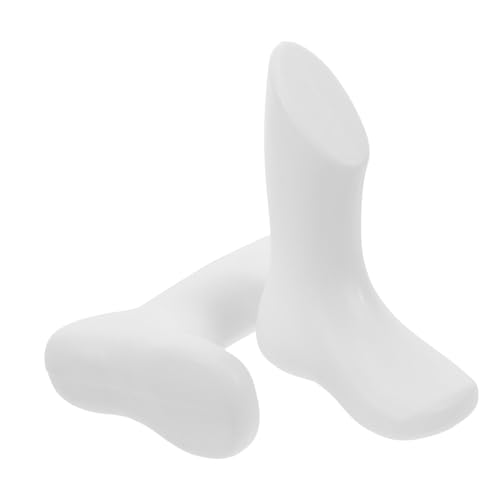 HANABASS 1Pair Foot Mannequin Display Lightweight Portable Foot Model for Sandals Shoes Abstract Design for Retail Store Showcases
