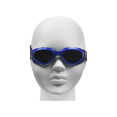Bikershades Kids Safety Sunglass Goggles Foldable Boys Girls Blue Frame Motorcycle Riding, Motor Cross, Extreme Sports And Skiing #TOP3