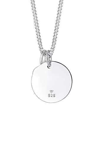 Elli Collana Con Pendente Con Cristallo Da Donna, In Argento 925, Bianco, Misura 45 - 4