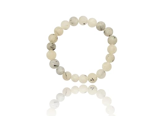 Bracelet extensible en quartz tourmaline mat réglable pour votre bien-être
