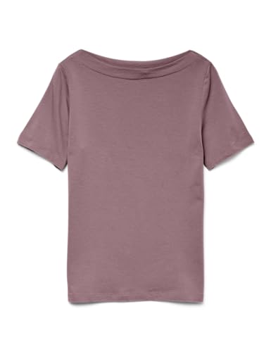 VERO MODA Women's VMPANDA MODAL S/S NOOS Top, Nostalgia Rose, XSW / 30L