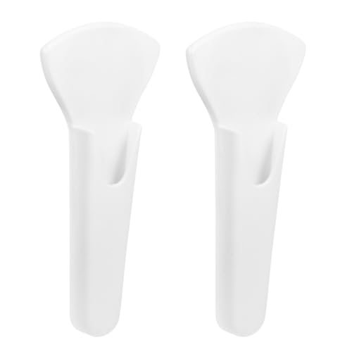 PAMINGONO Soporte Magnético para Tijeras de Nevera, Funda Protectora Blanca de Pp, 2 Piezas, Organizador Práctico para Cocina y Oficina, Estante Almacenamiento Magnético para Hogar