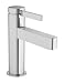 Produktbild hansgrohe Waschtischarmatur Finoris, Wasserhahn Bad mit Auslauf Höhe 110 mm, mit Push-Open Ablaufgarnitur, Badarmatur wassersparend, Chrom