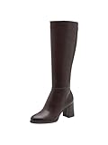Tamaris Bottes pour femme en cuir marron 39