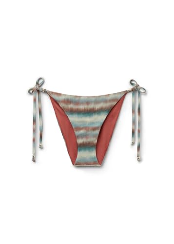 Woman's String Swimsuit Bottoms Glittery Tie-Dye