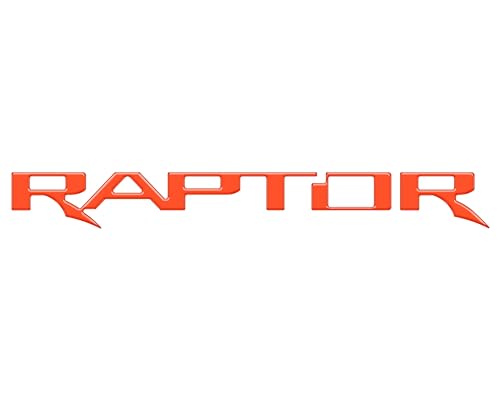 Raptor Tailgate Emblem Inserts - Compatible with 2024-2025 Ford Ranger