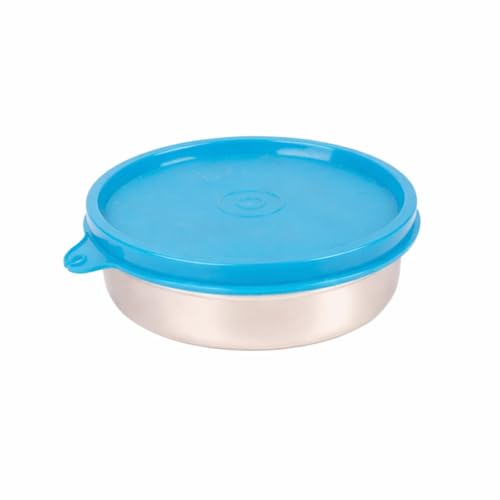 Image of TOSAA Stainless Steel Sigma Container Small - 275 ml (Pack of 1) | Airtight & Leakproof Lid |Compact & Travel-Friendly | Easy to Carry | Perfect for Office, School & Home Use