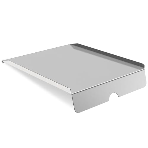 Wanchao 22 Stainless Steel Drip Tray Heat Baffle Diffuser Plate Grease Pan Replacement for Traeger Pro 575 and 22 Series Lil Tex Elite Century Pellet Grill Smoker Parts Compatible with BAC012 BCA070
