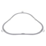 DIYEAH Supporto Rotante per Microonde in Plastico 20 Cm con Anello Girevole, Compatibile con Forno a Microonde per Uso Universale