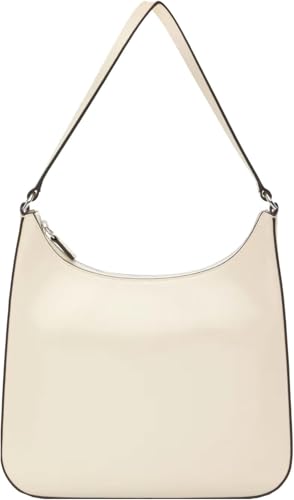 STAUD Women's Cream Leather Alec Shoulder Handbag
