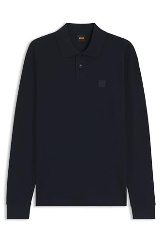 BOSS Hommes Passerby Polo Slim en Coton Stretch à Patch Logo
